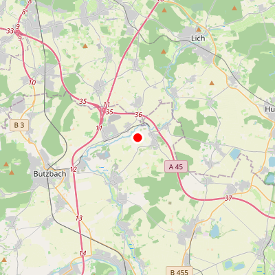 Aufnahmestandort in Opennstreetmap